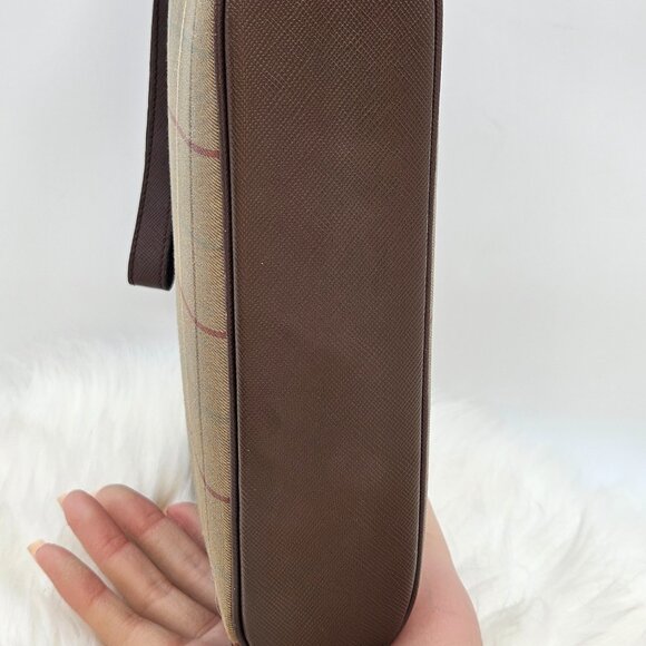 Burberry Brown Plaid Clutch - Picture 5 of 15